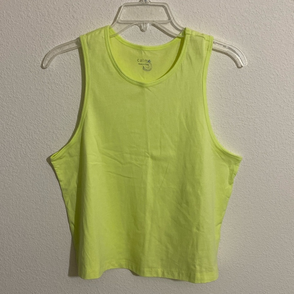 CALME Women's Scoop Neck Tank Top Size S